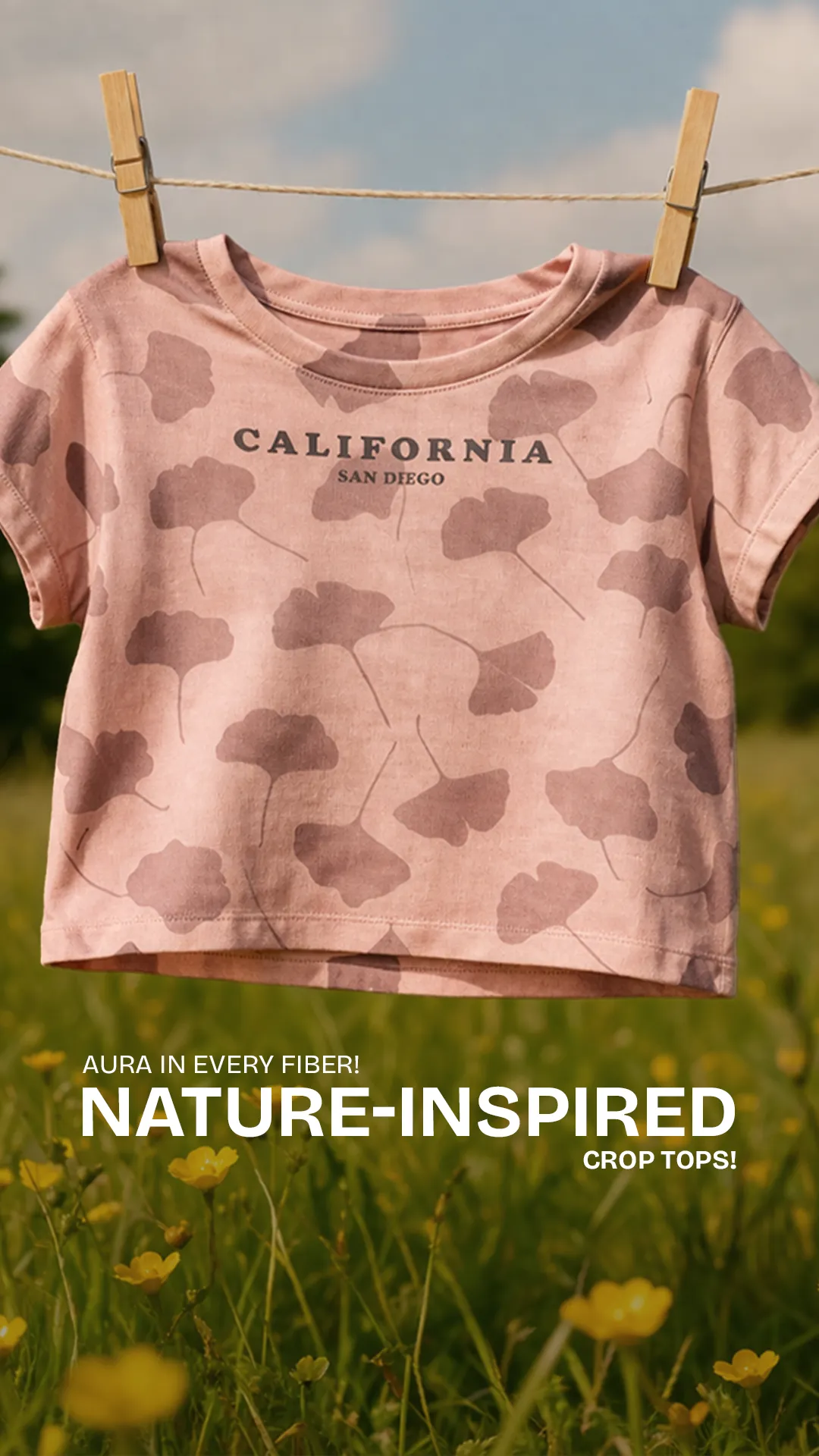 Static ad creative: "Nature-inspired"